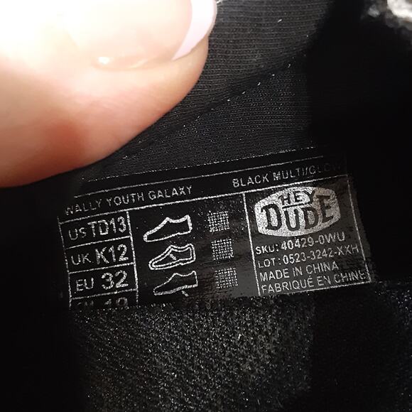 Hey Dude Wally Sox Slip On Shoes Kids 13 Tan Desert Camo Galaxy Multi 2 Pairs - Picture 15 of 16